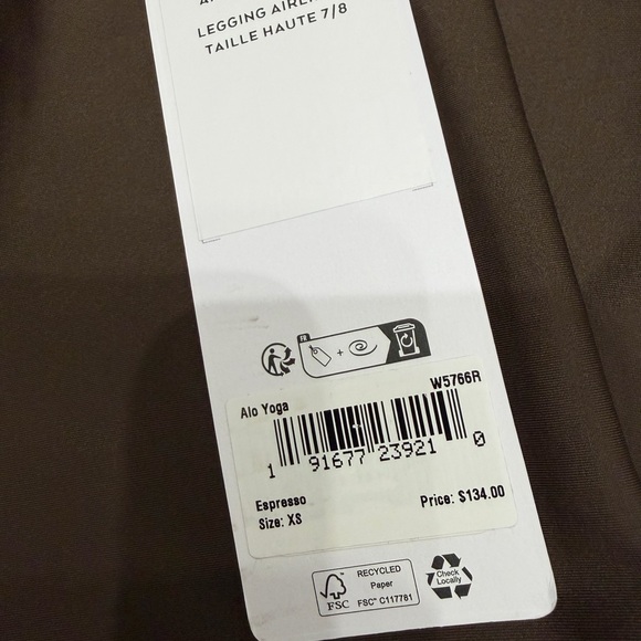 ALO Yoga Women's Chocolate High-Waist Leggings - Picture 2 of 13